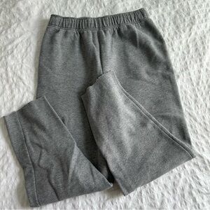 Gray sweatpants